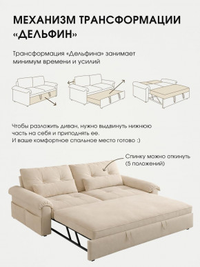 Диван-кровать ЛУНО 160см в Покровске - pokrovsk.mebelnovo.ru | фото