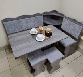 Кухонный уголок Миссия с полкой ткань в Покровске - pokrovsk.mebelnovo.ru | фото