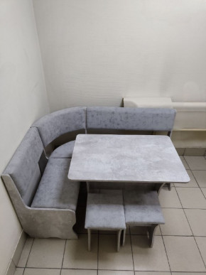 Кухонный уголок Миссия V велюр (цемент) в Покровске - pokrovsk.mebelnovo.ru | фото