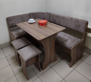 Кухонный уголок Миссия  V велюр(коричневый) в Покровске - pokrovsk.mebelnovo.ru | фото