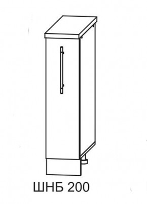 Олива СБ 200 шкаф нижний бутылочница в Покровске - pokrovsk.mebelnovo.ru | фото