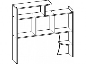 Полка надстройка Город SV в Покровске - pokrovsk.mebelnovo.ru | фото
